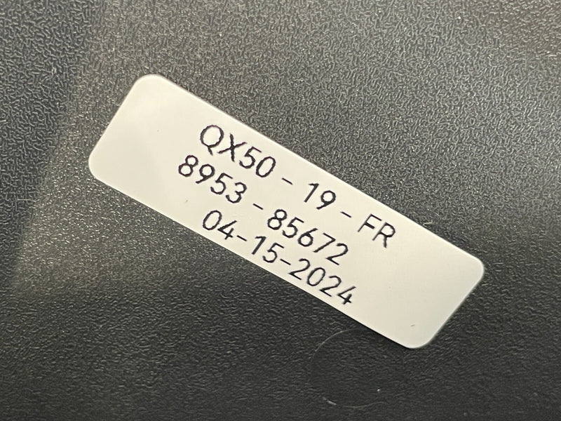 Load image into Gallery viewer, 2019 - 2020 INFINITI QX50 FRONT RIGHT PASSENGER SIDE SUNVISOR SUN VISOR # 85672