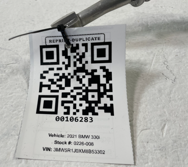 Load image into Gallery viewer, 19-25 BMW 330i 330i xDrive A/C AIR CONDITIONING PRESSURE HOSE PIPE TUBE # 106283
