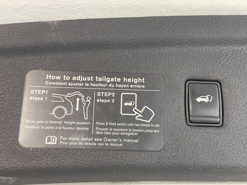 Load image into Gallery viewer, 2019-2022 INFINITI QX50 TAILGATE LIFTGATE LOWER FINISHER TRIM COVER PANEL #87485