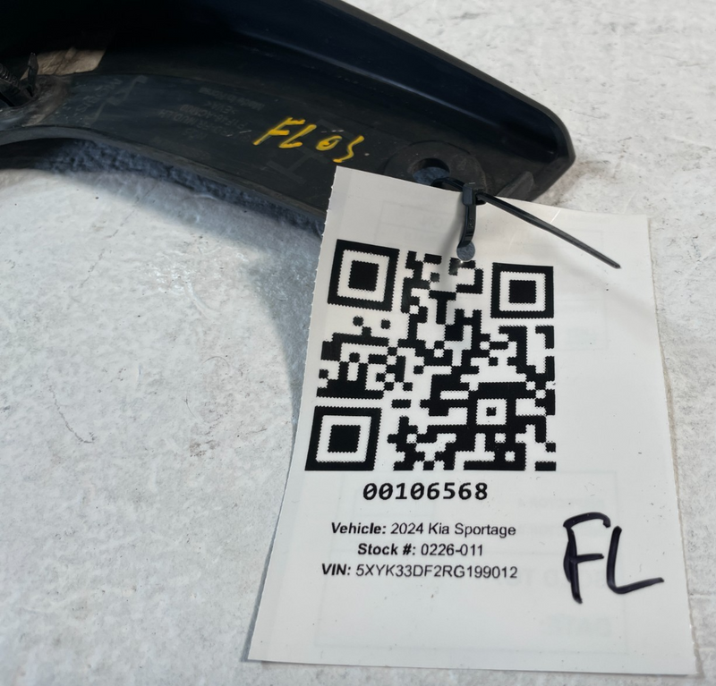 Load image into Gallery viewer, 2023 - 2025 KIA SPORTAGE FRONT LEFT SIDE MUD FLAP SPLASH GUARD SHIELD # 106568