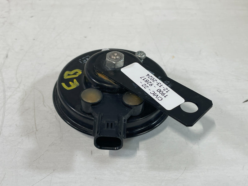 Load image into Gallery viewer, 2022 - 2025 HONDA CIVIC LOW PITCH HORN SIGNAL ALARM W/ BRACKET BLACK # 92817