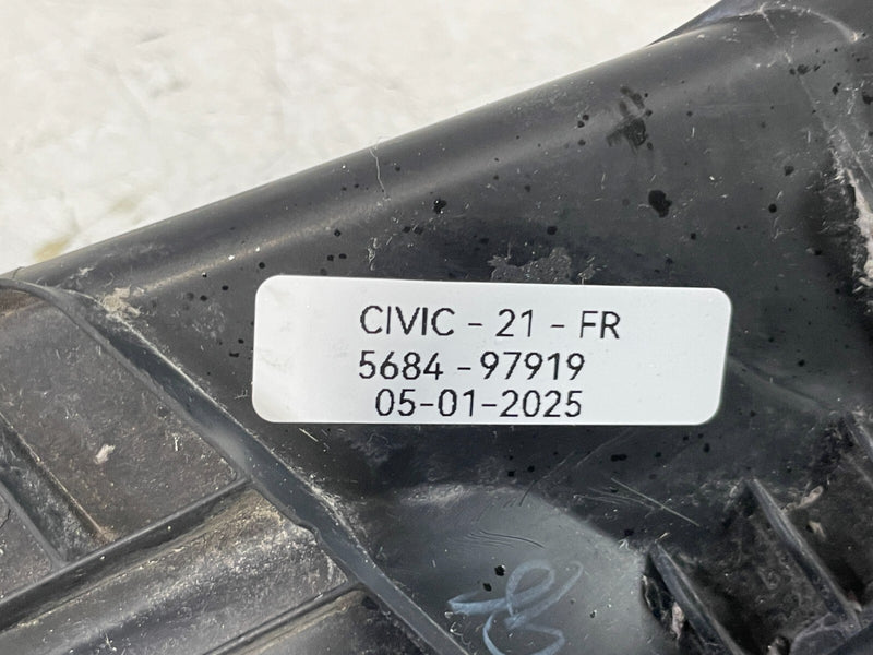 Load image into Gallery viewer, 2017-2021 HONDA CIVIC FRONT RIGHT PASSENGER SIDE FENDER EXTENSION COVER # 97919