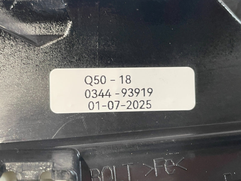 Load image into Gallery viewer, 2018-2020 INFINITI Q50 FRONT BUMPER UPPER GRILLE W/O EMBLEM 62310-6HH0A # 93919