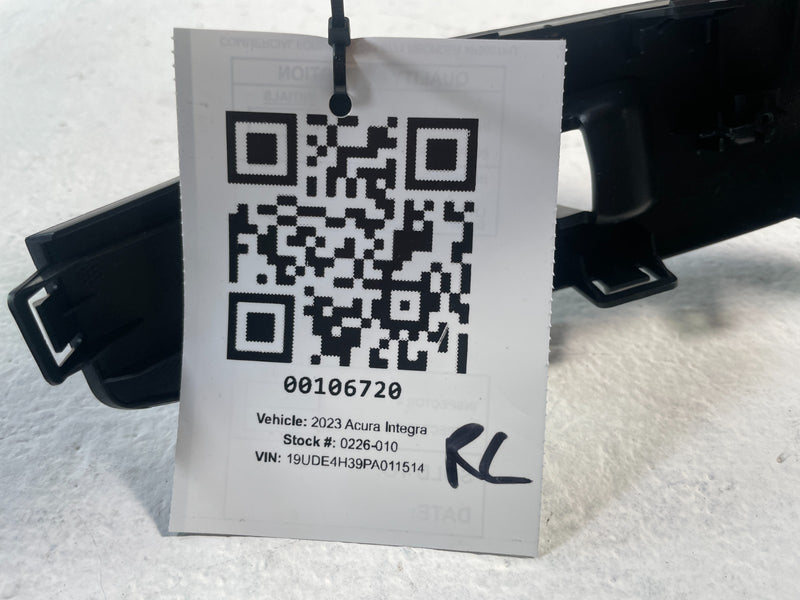 Load image into Gallery viewer, 23-25 ACURA INTEGRA REAR LEFT DRIVER SIDE POWER DOOR WINDOW SWITCH BEZEL 106720