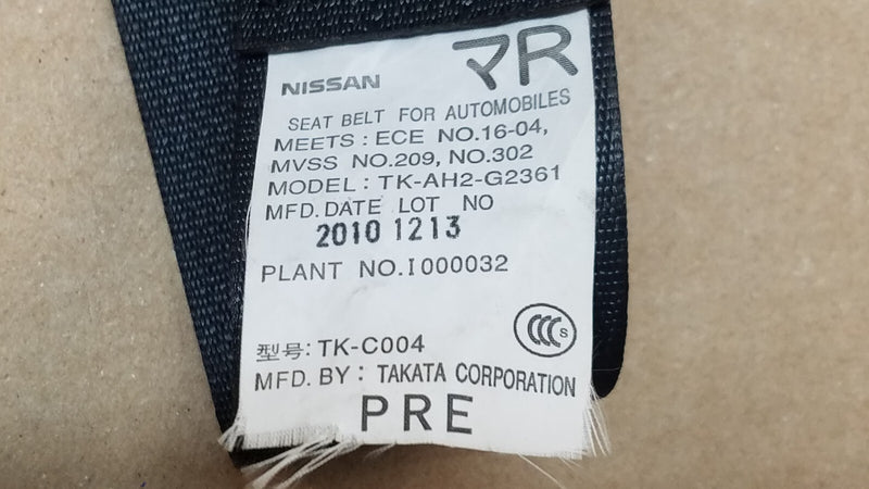 Load image into Gallery viewer, ⭐⭐OEM 11-12 INFINITI M37 M56 FRONT RIGHT SEAT BELT RETRACTOR W/PRE CRASH BLACK⭐⭐