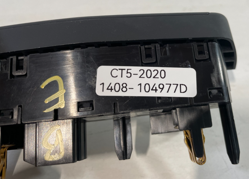 Load image into Gallery viewer, 2020 - 2021 CADILLAC CT5 CT4 HAZARD WARNING CONTROL SWITCH BLACK # 104977D