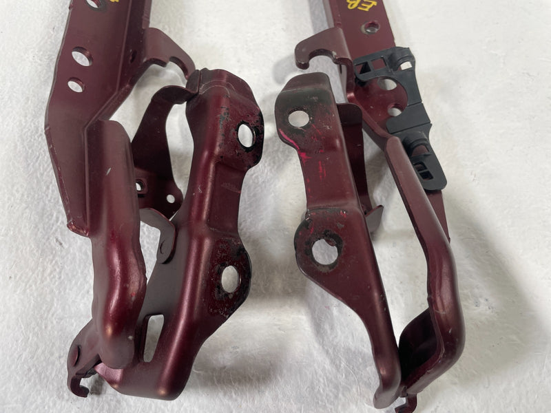 Load image into Gallery viewer, 2019-2025 ACURA RDX FRONT LEFT & RIGHT SIDE HOOD BONNET HINGES PAIR RED # 105537