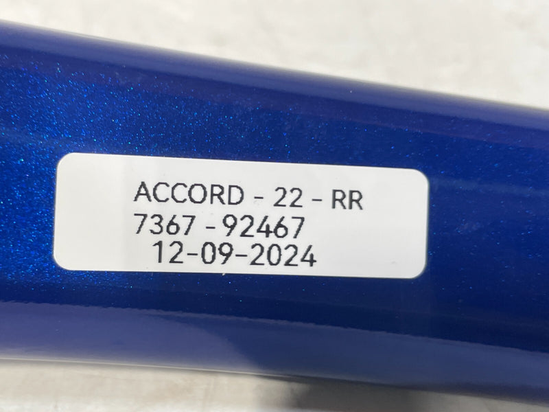 Load image into Gallery viewer, 18-22 HONDA ACCORD REAR RIGHT SIDE OUTER EXTERIOR DOOR HANDLE BLUE B575P # 92467