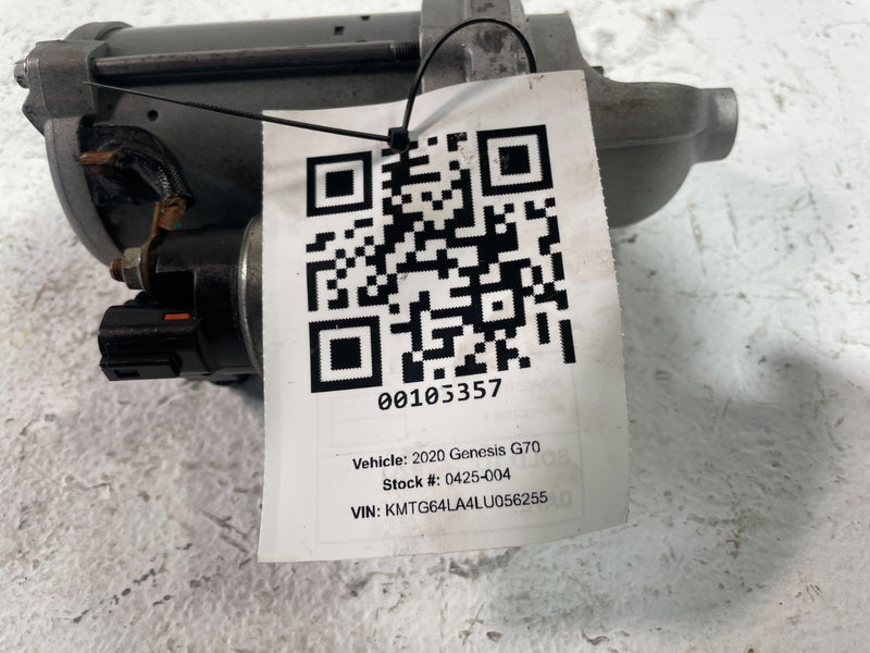 Load image into Gallery viewer, 2019-2023 GENESIS G70 RWD 12V ENGINE STARTER MOTOR 36100-2CTA0 2.0L # 105357
