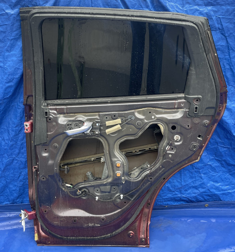 Load image into Gallery viewer, ACURA RDX REAR RIGHT PASSENGER SIDE DOOR ASSEMBLY RED (R568P) 2019-2025 # 105577