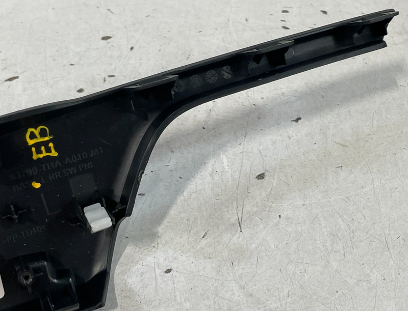 Load image into Gallery viewer, 16-22 HONDA CIVIC 19-21 INSIGHT REAR LEFT SIDE DOOR WINDOW SWITCH BEZEL # 99519