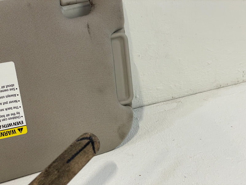 Load image into Gallery viewer, INFINITI JX35 QX60 RIGHT PASSENGER SIDE SUNVISOR SUN VISOR 96400-9PB0A # 86448