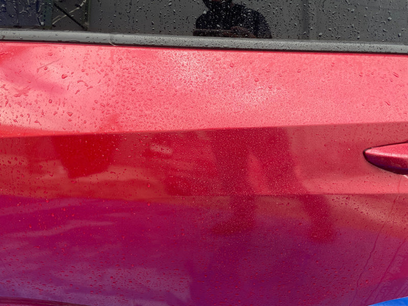 Load image into Gallery viewer, ACURA RDX REAR LEFT DRIVER SIDE DOOR ASSEMBLY RED (R568P) 2019 - 2025 # 105578