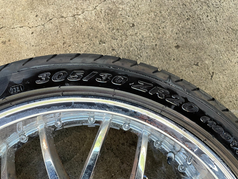 Load image into Gallery viewer, FOR 09-20 NISSAN 370Z 20" MSR WHEEL RIM 255/35ZR20 W/ TIRE (ONLY 1) # ML1-WH1060