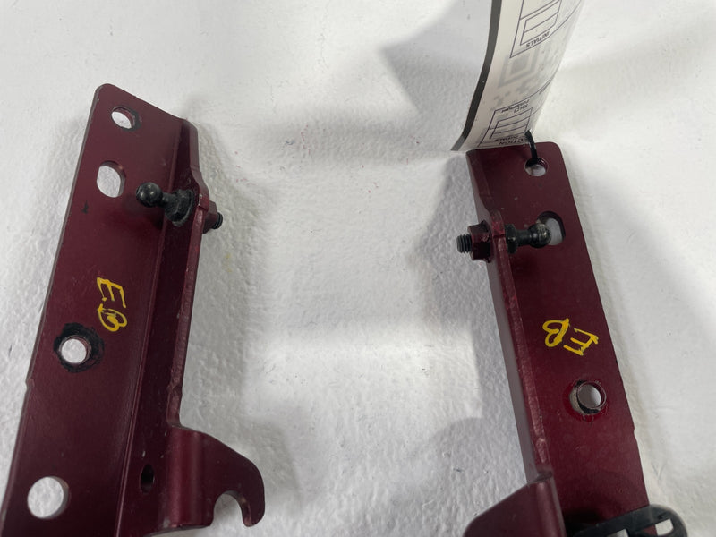 Load image into Gallery viewer, 2019-2025 ACURA RDX FRONT LEFT & RIGHT SIDE HOOD BONNET HINGES PAIR RED # 105537