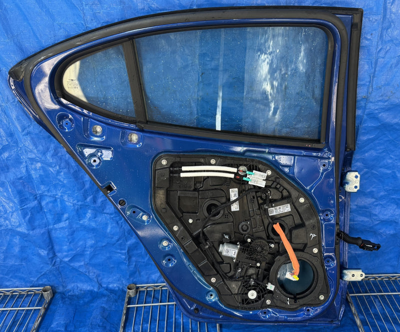 Load image into Gallery viewer, GENESIS G70 REAR LEFT DRIVER SIDE DOOR ASSEMBLY BLUE (PS5) 19-25 # NB2-DRS1840