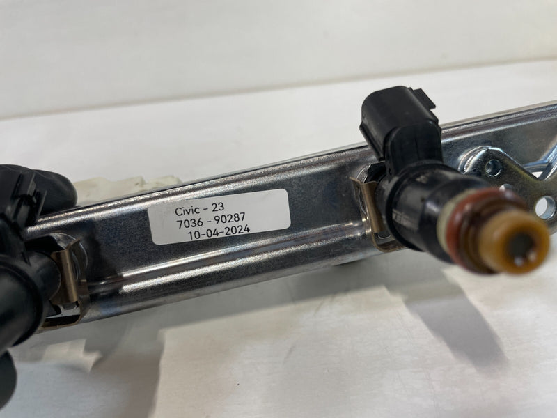 Load image into Gallery viewer, 2016 - 2024 HONDA CIVIC ENGINE FUEL INJECTOR RAIL W/ SUB WIRE HARNESS # 90287