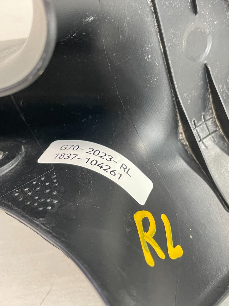 Load image into Gallery viewer, 2022 - 2025 GENESIS G70 REAR LEFT SIDE TRUNK LID HINGE LEVER TRIM BLACK # 104261