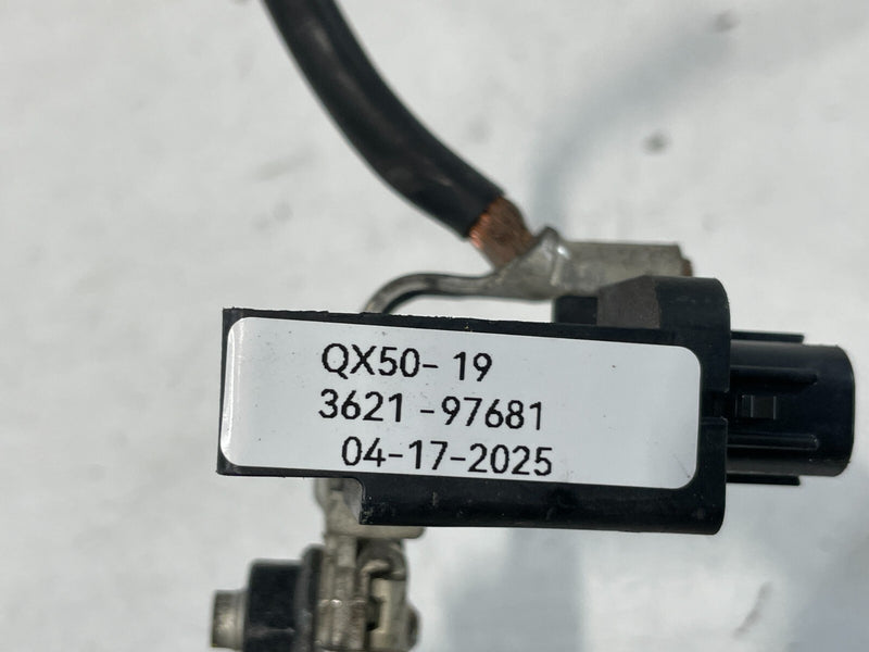Load image into Gallery viewer, 2019-2023 INFINITI QX50 BATTERY NEGATIVE CABLE WIRE HARNESS W/ SENSOR # 97681