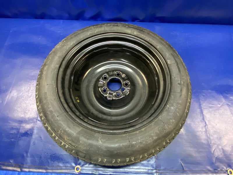 Load image into Gallery viewer, NISSAN 370Z COUPE SPARE TIRE WHEEL DONUT T145-80D17 W/ EMERGENCY TOOL KIT #76686