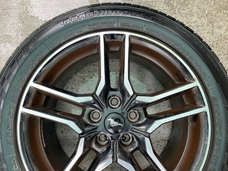 Load image into Gallery viewer, FORD MUSTANG 18x8 10 5 SPLIT SPOKE ALLOY WHEEL RIM W/TIRE (ONLY#1) 18-23 #112995