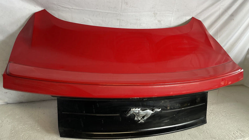 Load image into Gallery viewer, FORD MUSTANG COUPE REAR TRUNK DECK LID SHELL W/ SPOILER RED (PQ) 15-23 # 112980