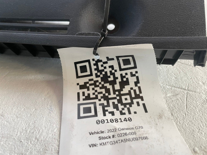 Load image into Gallery viewer, 2021-2026 GENESIS G70 REAR TRUNK LATCH LOCK SILL SCUFF PLATE TRIM COVER # 108140