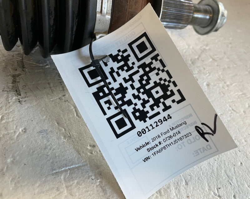 Load image into Gallery viewer, 2015 - 2023 FORD MUSTANG RWD REAR LEFT SIDE AXLE SHAFT HALFSHAFT 2.3L # 112944
