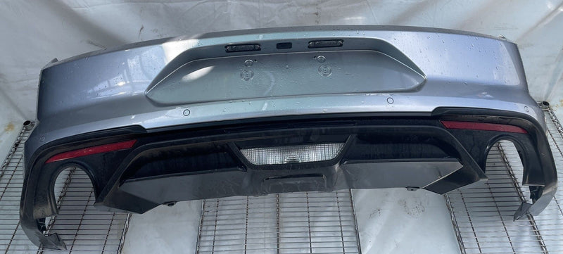 Load image into Gallery viewer, FORD MUSTANG REAR BUMPER COVER ASSEMBLY W/PARK ASSIST SILVER (JS) 18-23 # 113581
