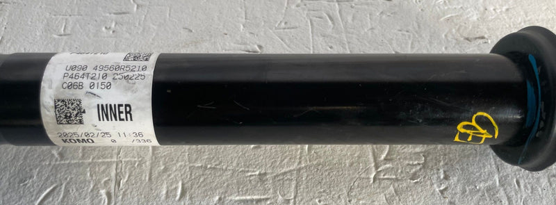 Load image into Gallery viewer, 2025 HYUNDAI TUCSON FWD FRONT RIGHT INTERMEDIATE AXLE SHAFT 49560-R5210 # 113056