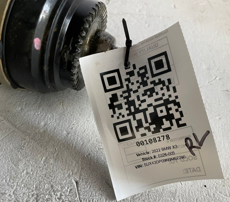 Load image into Gallery viewer, 2018 - 2024 BMW X3 G01 REAR LEFT DRIVER SIDE AXLE SHAFT HALFSHAFT 2.0L #108278