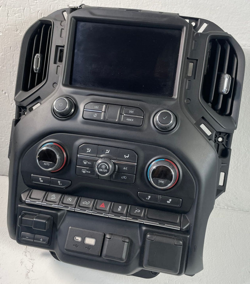 Load image into Gallery viewer, 19-22 CHEVROLET SILVERADO 1500 INSTRUMENT PANEL SWITCH BEZEL W/ DISPLAY # 109410