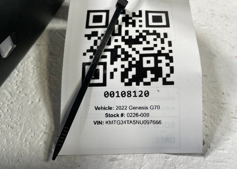 Load image into Gallery viewer, 2019 - 2023 GENESIS G70 G90 G80 FRONT INTERIOR REAR VIEW MIRROR BLACK # 108120