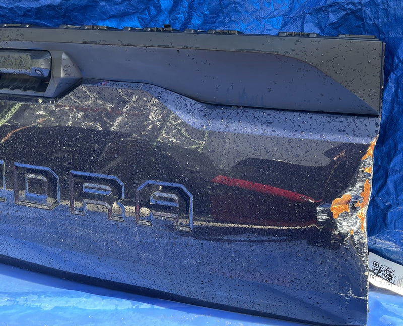Load image into Gallery viewer, TOYOTA TUNDRA REAR TRUNK LID DECK TAIL GATE HATCH BLUE (8X8) 2022-2025 # 108474