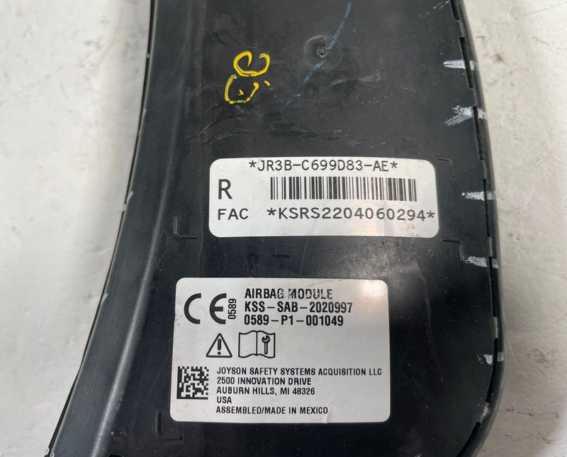Load image into Gallery viewer, 2018 -2025 FORD MUSTANG FRONT RIGHT PASSENGER SIDE SEAT AIRBAG AIR BAG # 113454