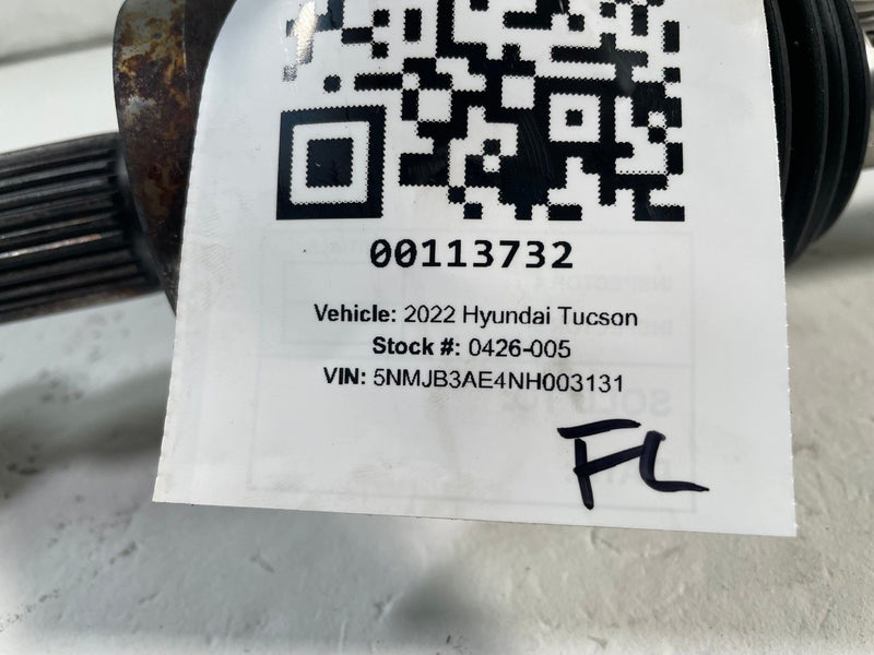 Load image into Gallery viewer, 2022-2025 HYUNDAI TUCSON FRONT LEFT DRIVER SIDE AXLE DRIVE SHAFT 2.5L # 113732