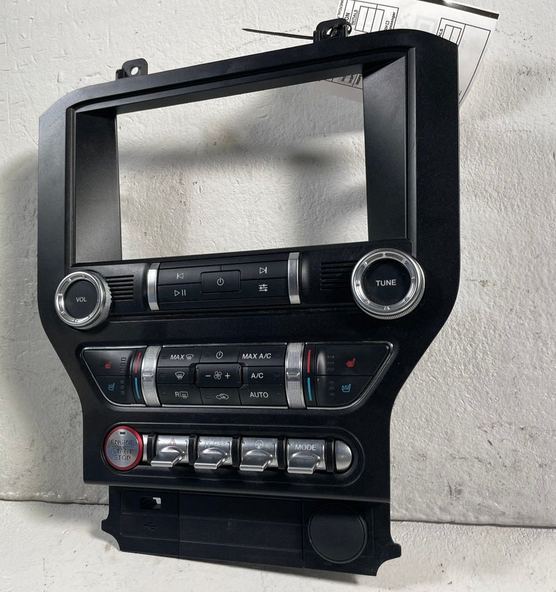 Load image into Gallery viewer, 2018-2023 FORD MUSTANG DASH CENTER HEATER RADIO CONTROL SWITCH BEZEL # 113509