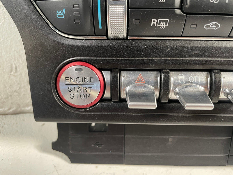 Load image into Gallery viewer, 2018-2023 FORD MUSTANG DASH CENTER HEATER RADIO CONTROL SWITCH BEZEL # 113509