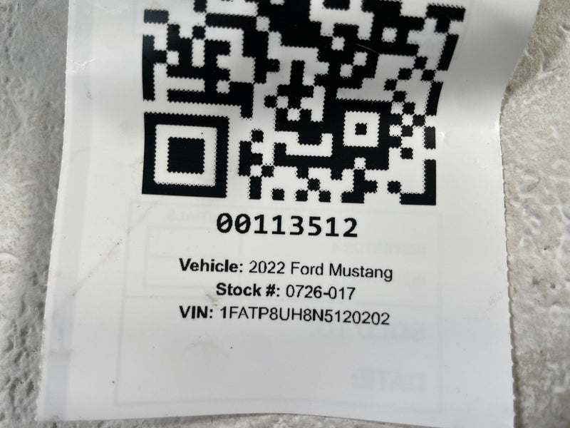 Load image into Gallery viewer, 2018 - 2023 FORD MUSTANG FRONT LEFT SIDE STEERING WHEEL AIRBAG AIR BAG # 113512
