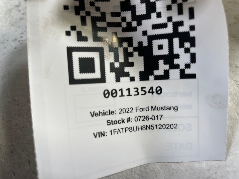 Load image into Gallery viewer, 2018 - 2023 FORD MUSTANG WINDSHIELD WASHER FLUID RESERVOIR TANK 2.3L # 113540