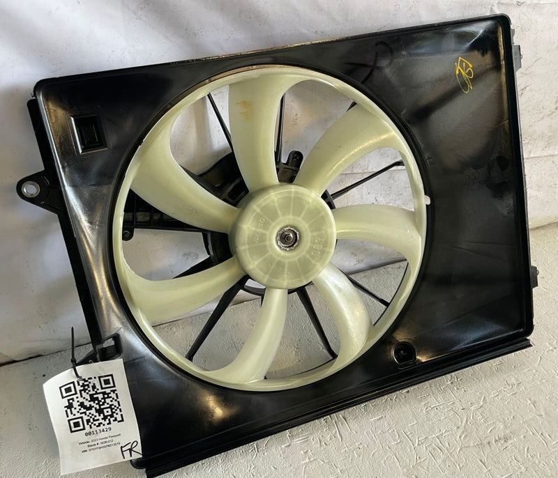 Load image into Gallery viewer, 19-25 HONDA PASSPORT RIGHT RADIATOR COOLING FAN SHROUD & BLADE & MOTOR # 113429