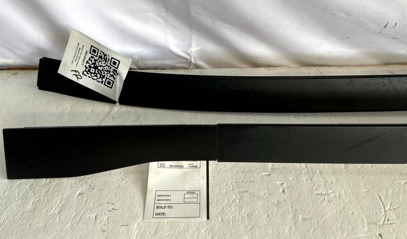 Load image into Gallery viewer, 2021-2025 NISSAN ROGUE LEFT & RIGHT SIDE ROOF LUGGAGE RACK RAIL BLACK # 106837