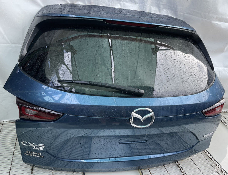 Load image into Gallery viewer, MAZDA CX-5 REAR TRUNK LID DECK TAIL GATE HATCH ASSEMBLY BLUE (45B) 17-25 #111177