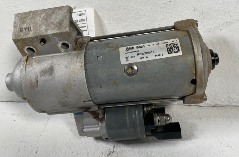 Load image into Gallery viewer, 2020 - 2024 BMW X3 G01 ENGINE IGNITION STARTER MOTOR UNIT 12V # 108319