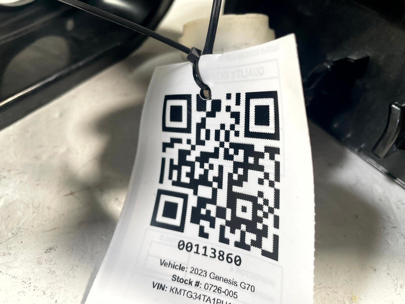 Load image into Gallery viewer, 2019 - 2026 GENESIS G70 FUEL TANK FILLER POCKET DOOR LID FLAP COVER # 113860