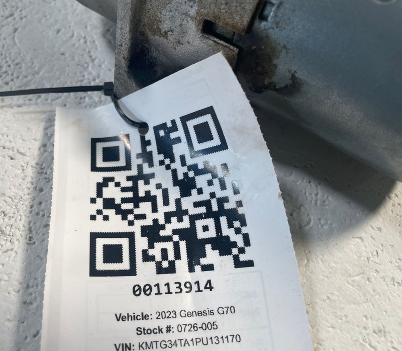 Load image into Gallery viewer, 2019-2023 GENESIS G70 ENGINE IGNITION STARTER MOTOR 12V 88K MILES 2.0L # 113914