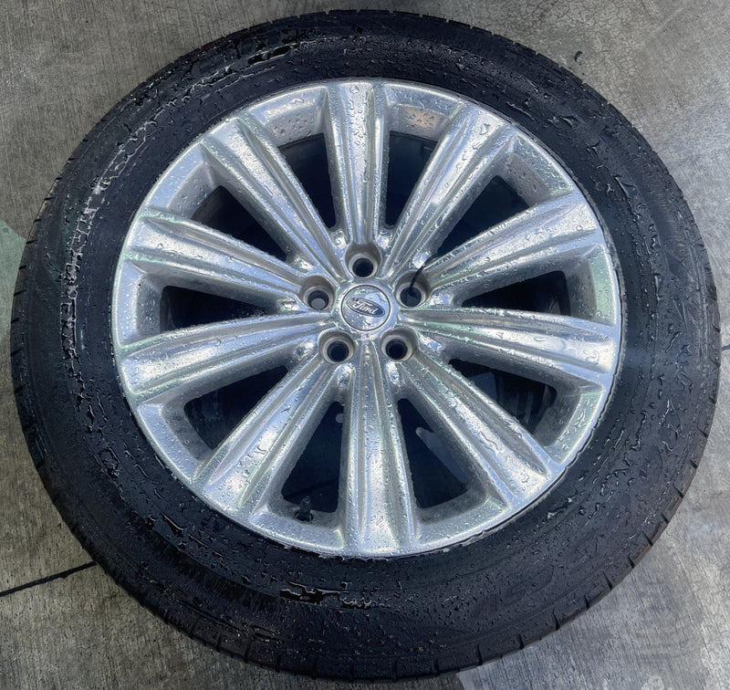 Load image into Gallery viewer, FORD EXPLORER 20x8 10 STRAIGHT SPOKE ALLOY WHEEL RIM W/TIRE 2020-2025 # 111110
