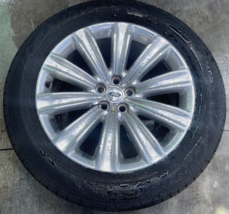 Load image into Gallery viewer, FORD EXPLORER 20x8 10 STRAIGHT SPOKE ALLOY WHEEL RIM W/TIRE 2020-2025 # 111111
