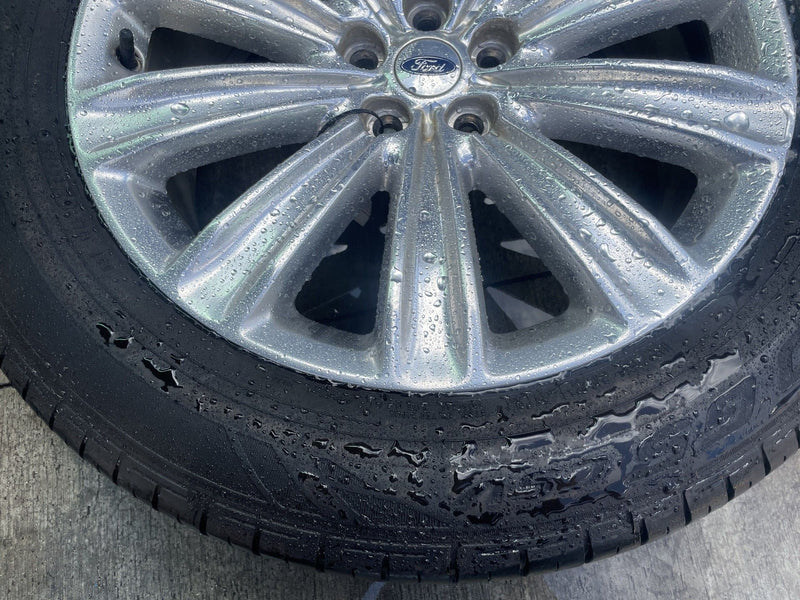 Load image into Gallery viewer, FORD EXPLORER 20x8 10 STRAIGHT SPOKE ALLOY WHEEL RIM W/TIRE 2020-2025 # 111111