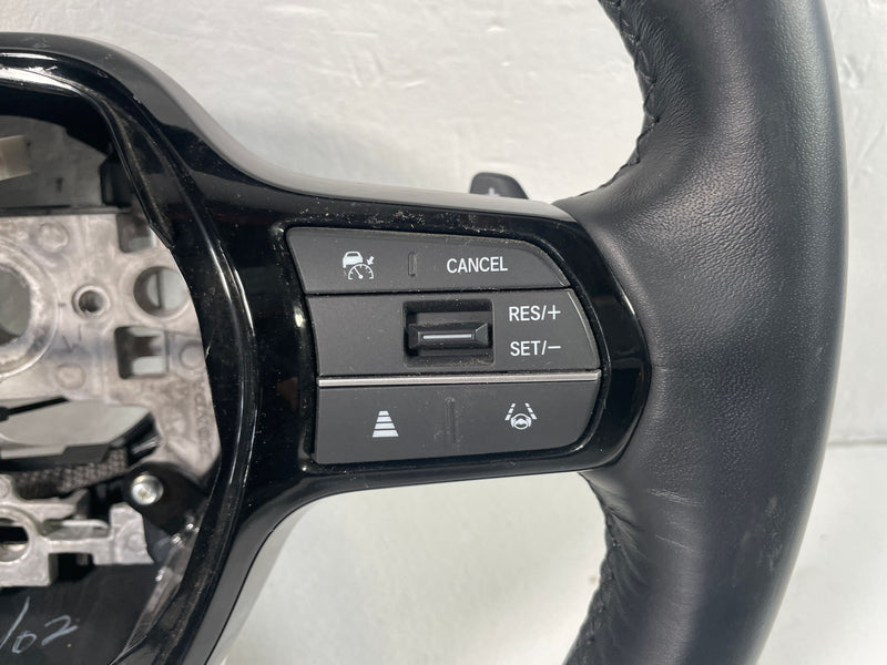 Load image into Gallery viewer, 2023-2025 HONDA PILOT STEERING WHEEL BLACK LEATHER W/ CONTROL SWITCHES # 105854